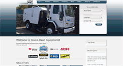 Desktop Screenshot of envirocleanequip.com